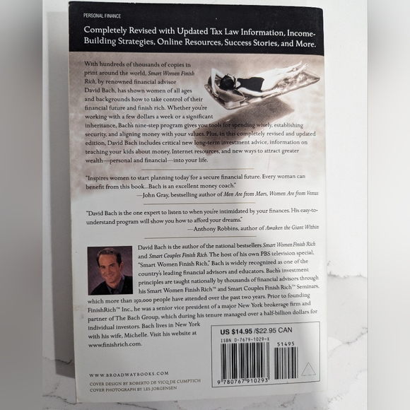 3 David Bach books. EUC. Finish rich workbook. Couples rich & woman rich. - Picture 3 of 6